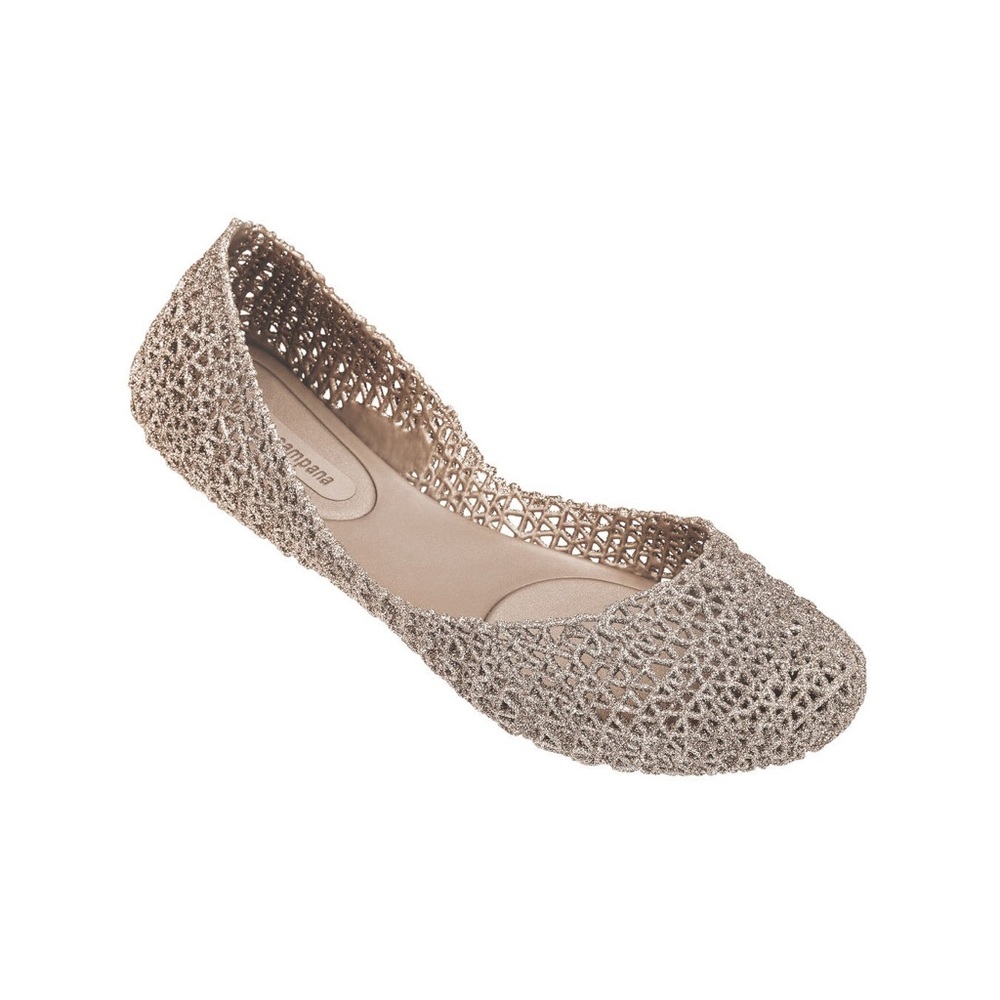 Melissa, Campana Papel VII in Beige Gold Glitter